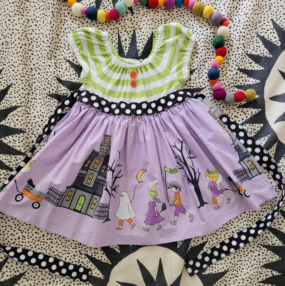 Halloween Trick Or Treat Dress. 18 months. Some fading.